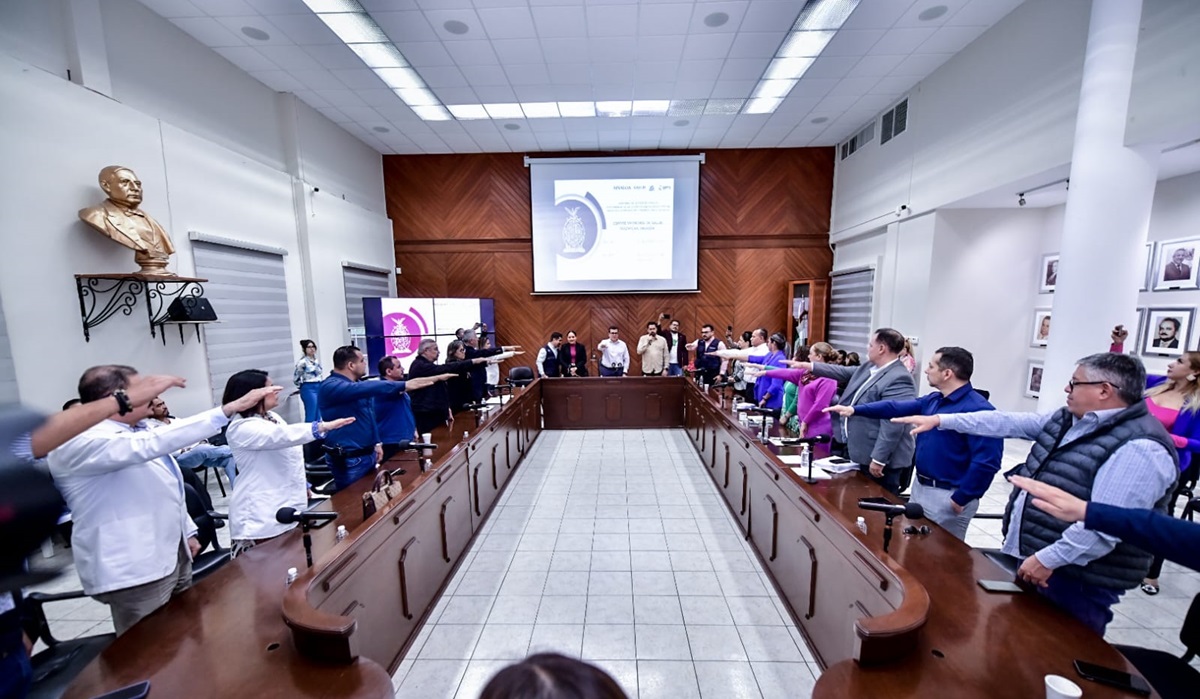 Instalan en Mazatlán el Comité Municipal de Salud para mejorar servicios a la ciudadanía