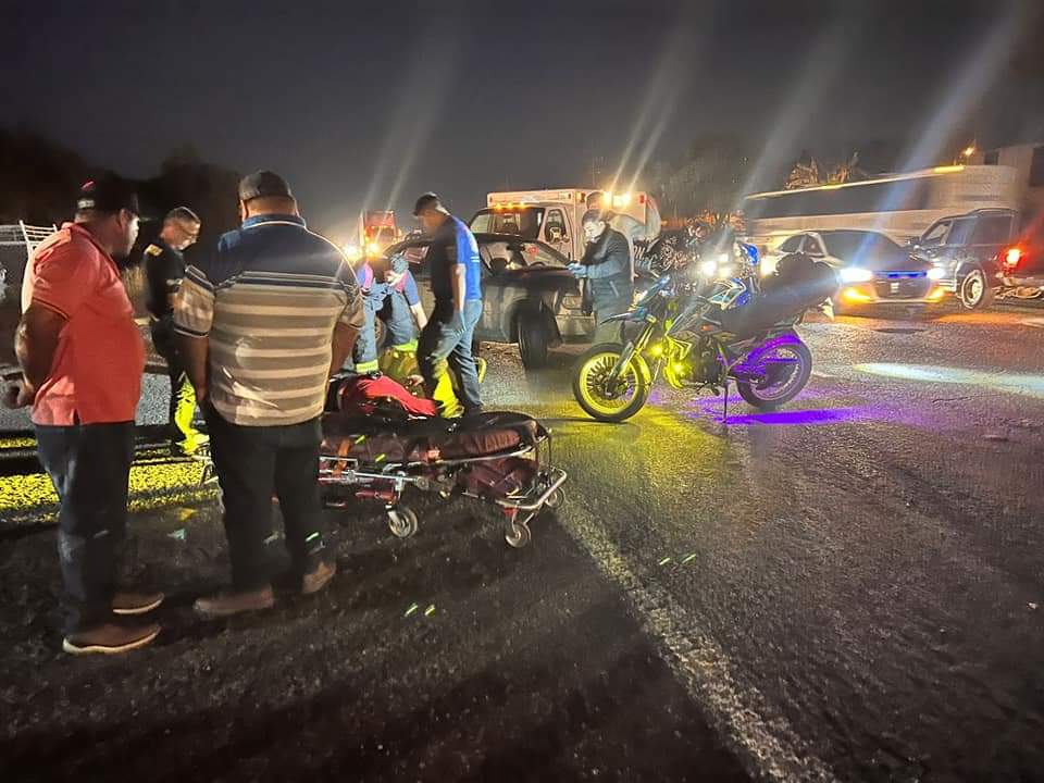 Herido de gravedad terminó joven motociclista tras choque al sur de Mazatlán