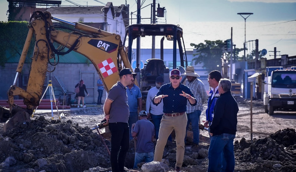 Avanza la rehabilitación de la avenida Insurgentes en Mazatlán, a dos semanas del inicio de la obra