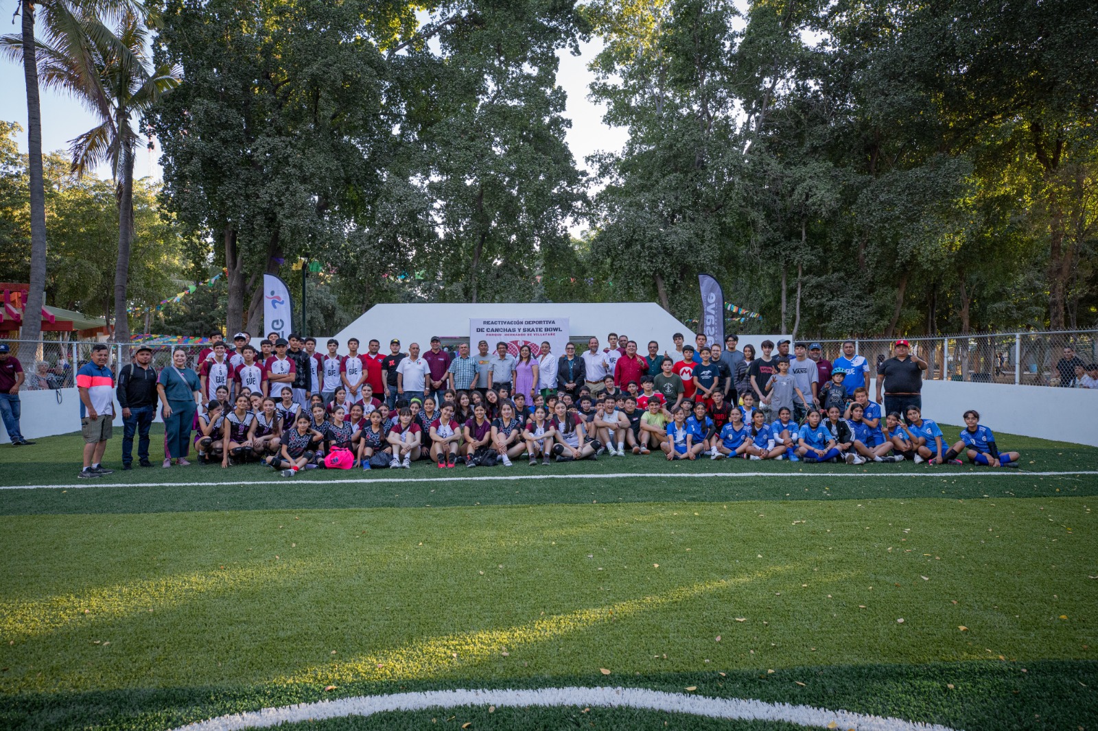 El IMUDEG reactiva torneos deportivos e inaugura áreas rehabilitadas en el Parque Villafañe