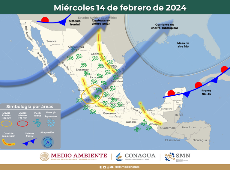 ¡Se avisora el cuarto! Para el miércoles un nuevo frente frío amenaza con ingresar al país