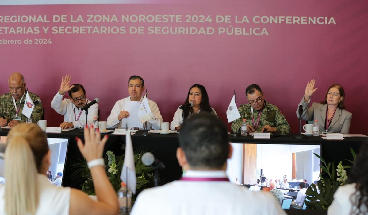 Acuerdan estados del noroeste fortalecer coordinación, tras primera reunión de secretarios de Seguridad