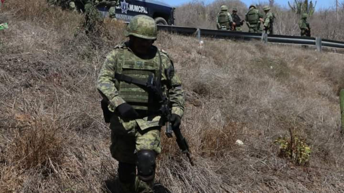 Fuerzas federales abaten a tres civiles armados durante enfrentamiento en El Quemadito, Culiacán