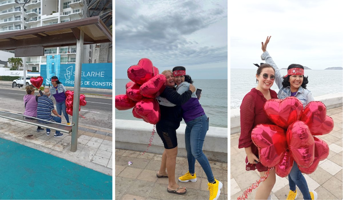 Vibra Radio les dice ‘I Gloviu’, regala cien globos entre sus radioescuchas en Mazatlán