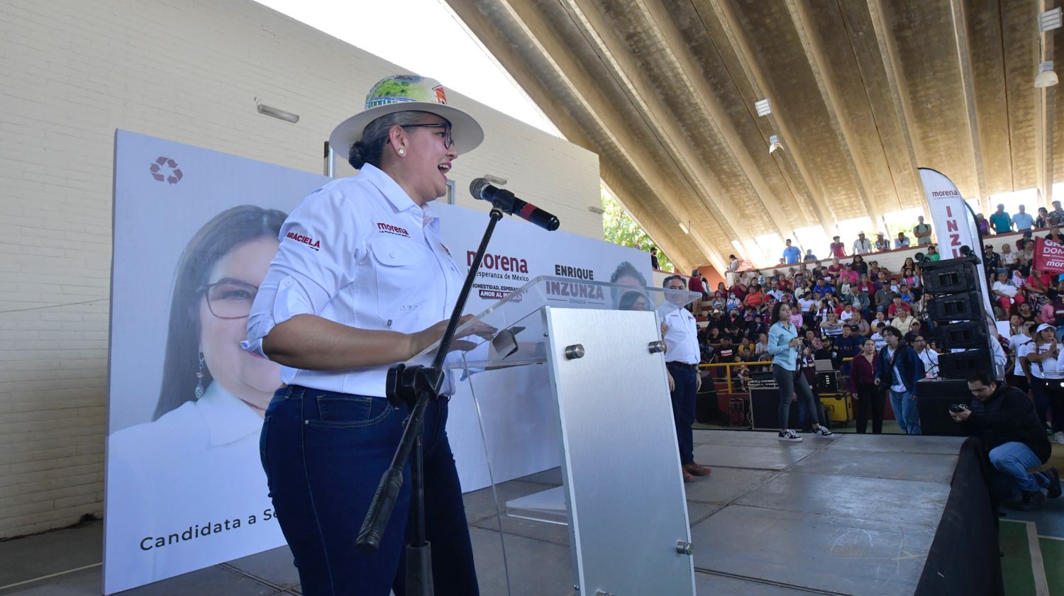Desde Rosario, Graciela Domínguez se pronunció por un Sinaloa con justicia social