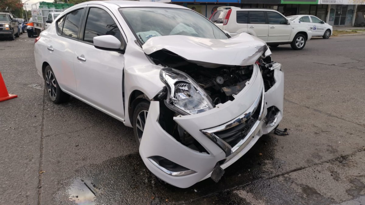 De nueva cuenta se registra accidente en el sector centro de Los Mochis