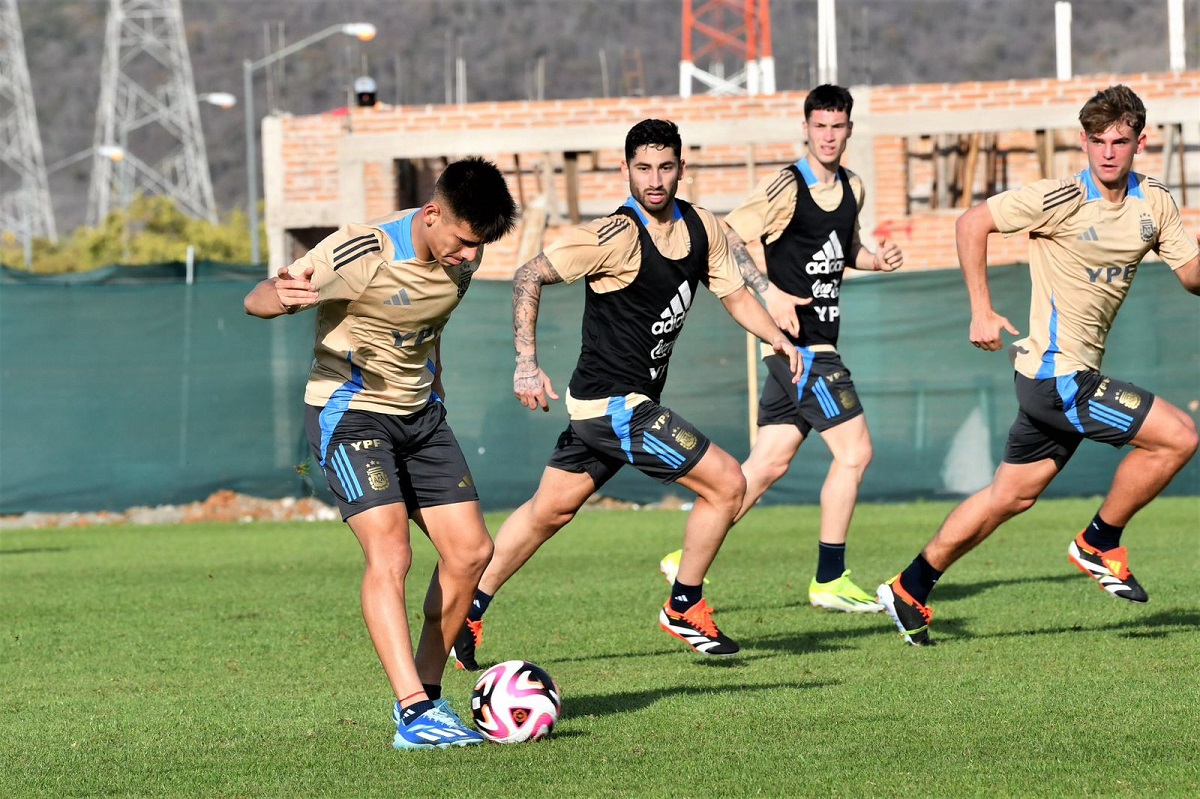 Selección Argentina Sub-23 sostiene su primera práctica en Mazatlán previo a amistoso ante México