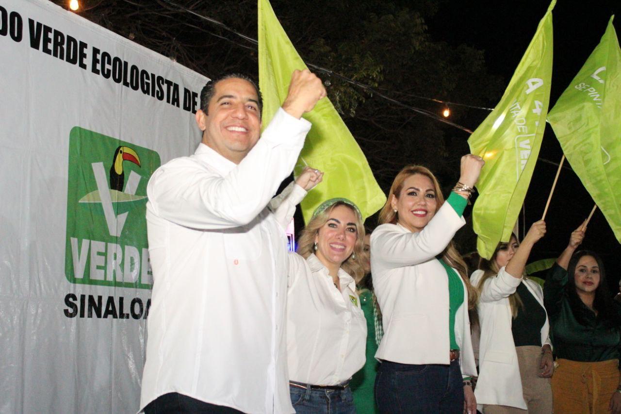Por el Verde, arrancan Chuy Valdés y Nubia Ramos su campaña por el Senado