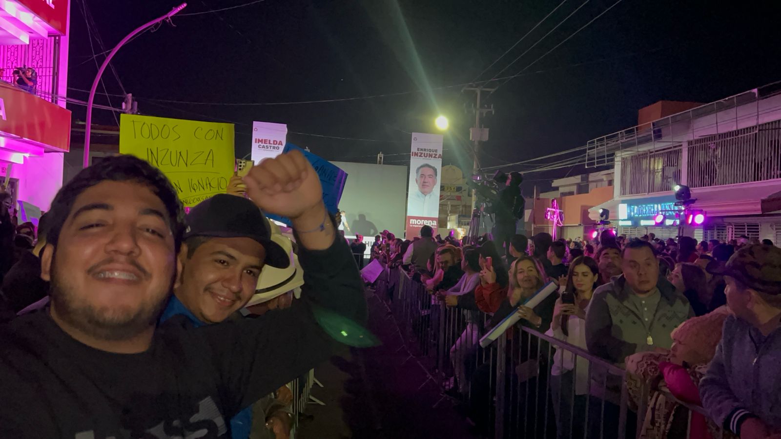 ¡Van por el Senado! Ante miles de asistentes, arrancan campaña Imelda Castro y Enrique Inzunza de Morena