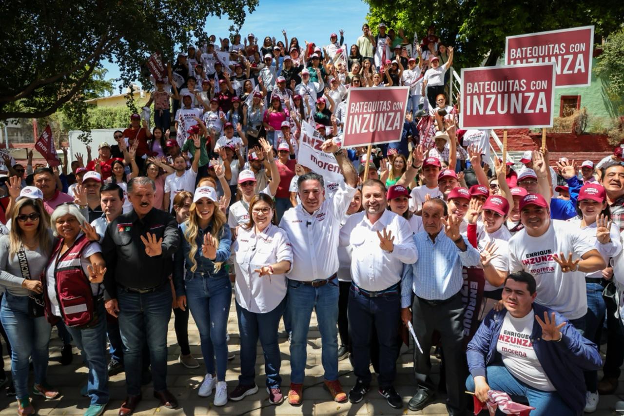 ¡En Badiraguato, Imelda Castro y Enrique Inzunza culminan primera vuelta a los 20 municipios!