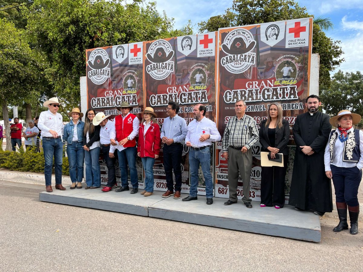 Realizan cabalgata en apoyo a la Cruz Roja Guasave