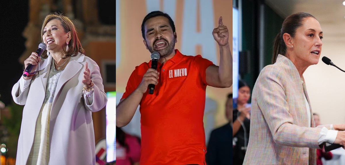 Elecciones 2024: ¿Claudia Sheinbaum, Xóchitl Gálvez o Jorge Álvarez Máynez?