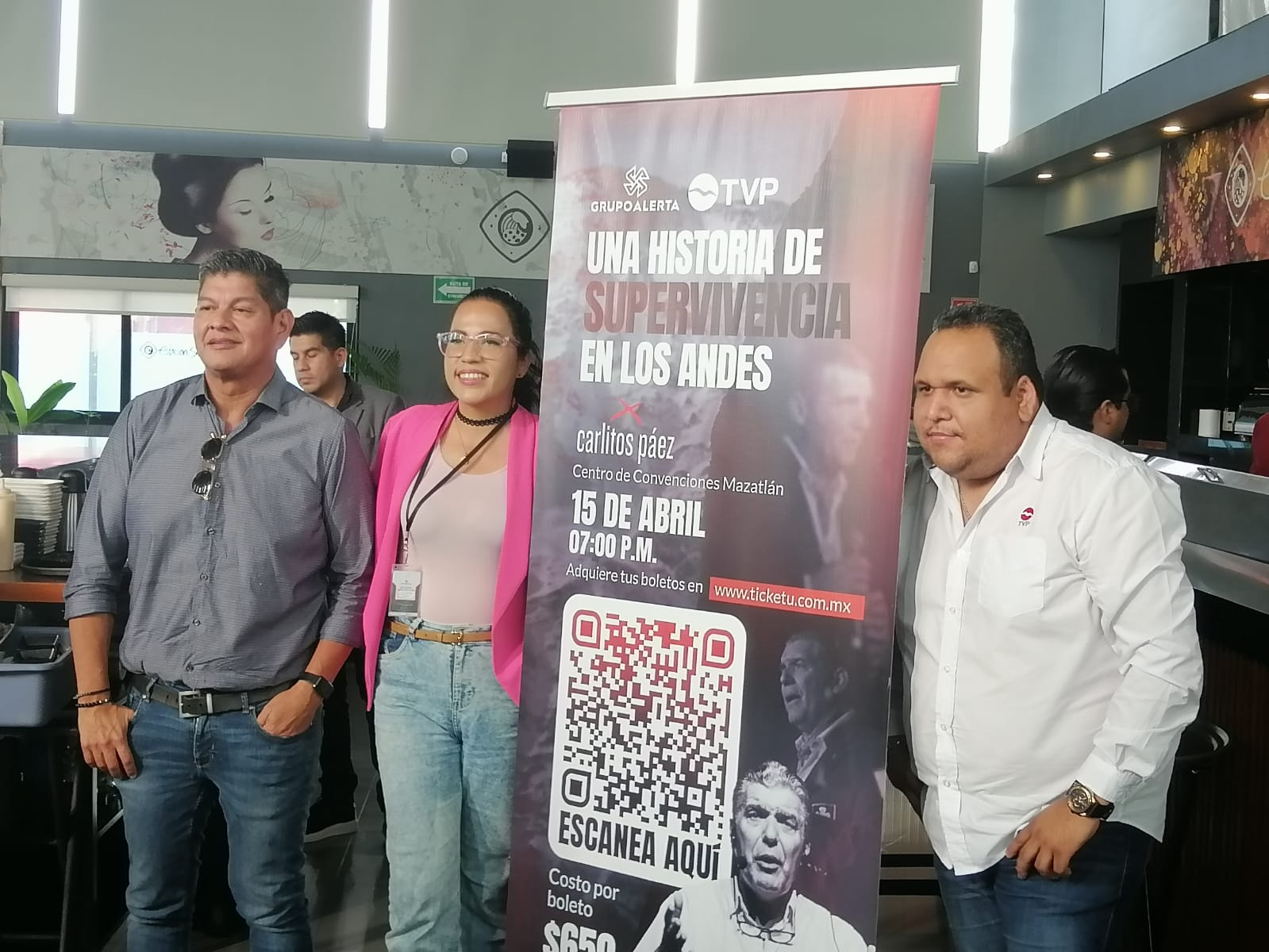 Carlitos Páez llegará a Mazatlán para contar una historia de supervivencia en Los Andes
