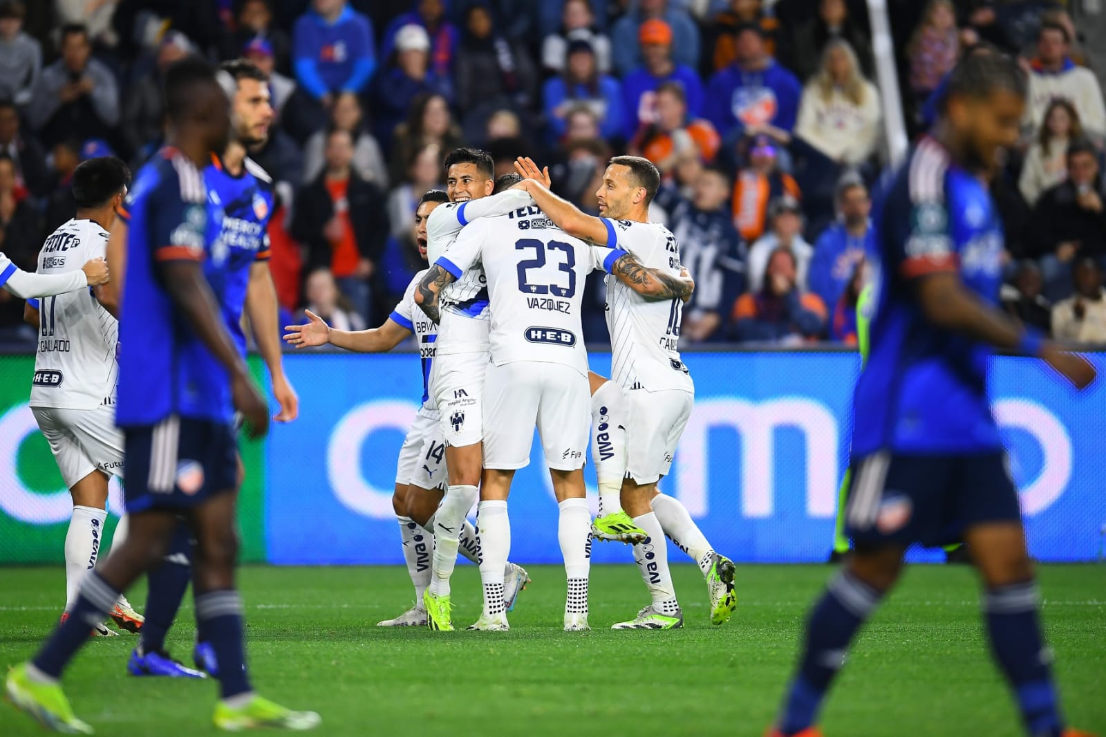 Monterrey toma ventaja en patio ajeno en los Octavos de Final de la Concachampions 2024