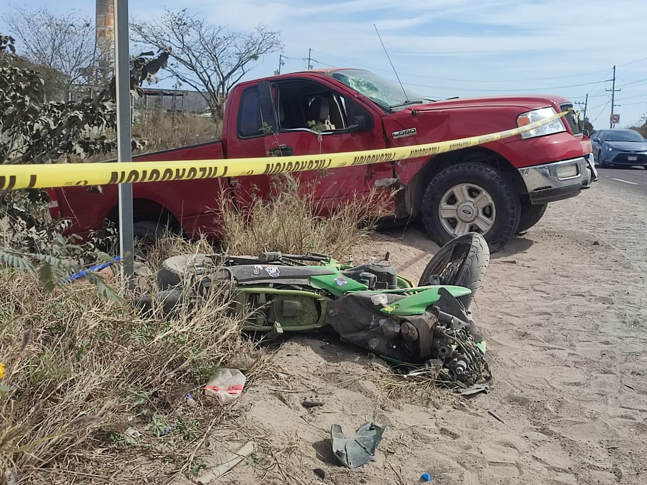 Fatal accidente deja dos motociclistas muertos en la salida norte de Mazatlán