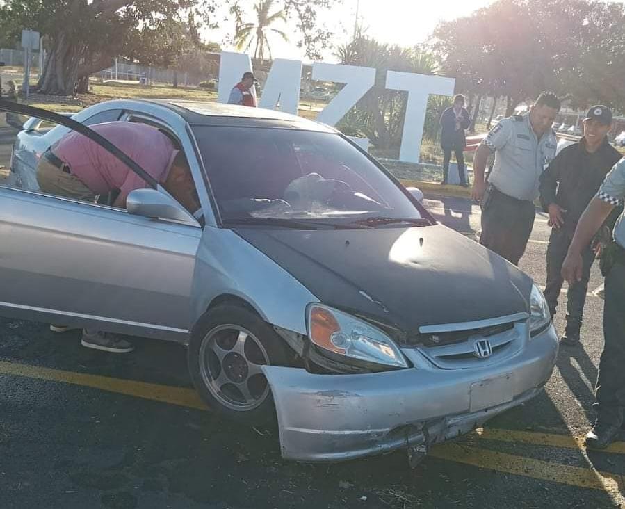 Elemento de la Guardia Nacional se accidenta en el Aeropuerto Internacional de Mazatlán