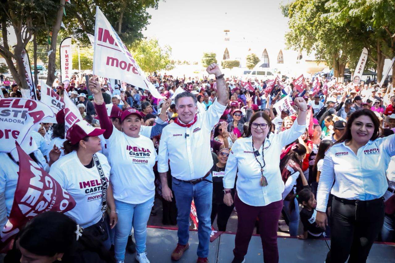 Imelda Castro y Enrique Inzunza emprenden travesía de la transformación por Ahome, El Fuerte y Choix