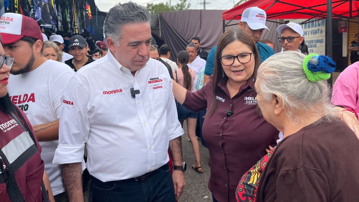 Enrique Inzunza e Imelda Castro aseguran encabezar carrera al Senado con 67% de preferencia