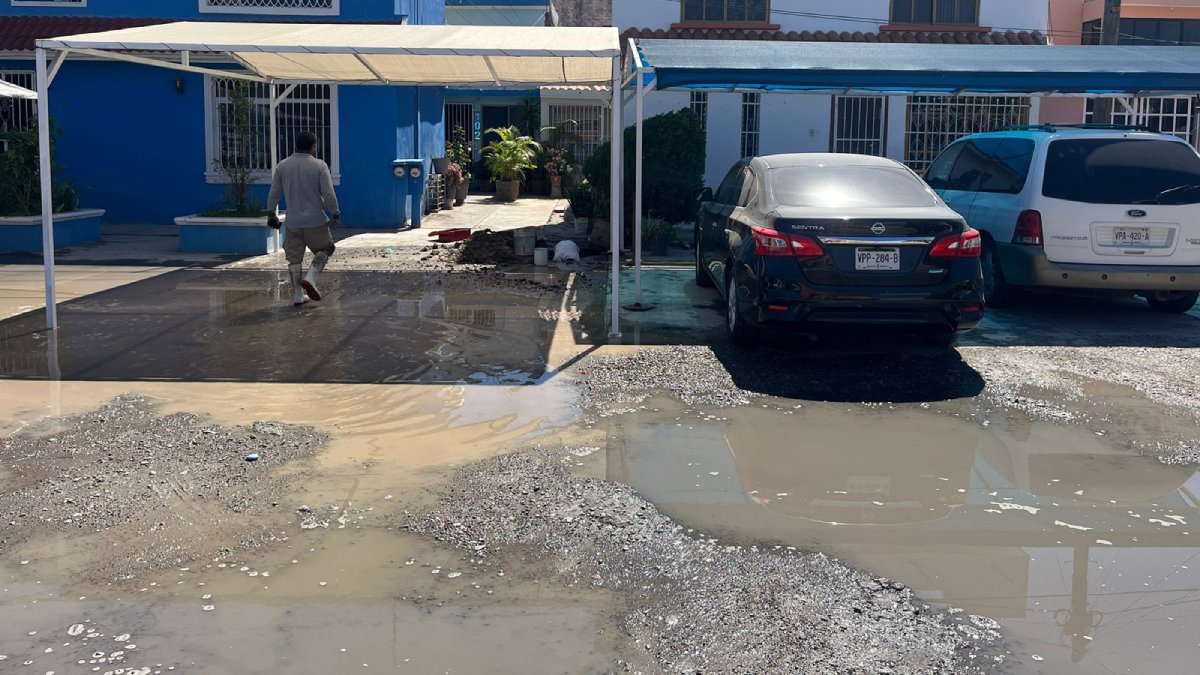 Se queda sin agua por fuga el Infonavit Playas este miércoles en Mazatlán