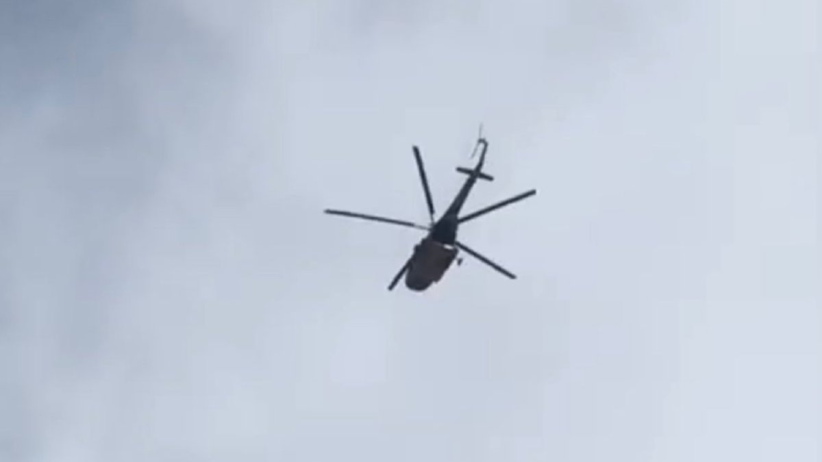 VIDEO | ¡Ya se levantó y se fue! Helicóptero del incidente realizó un ‘aterrizaje precautorio’ en Sinaloa