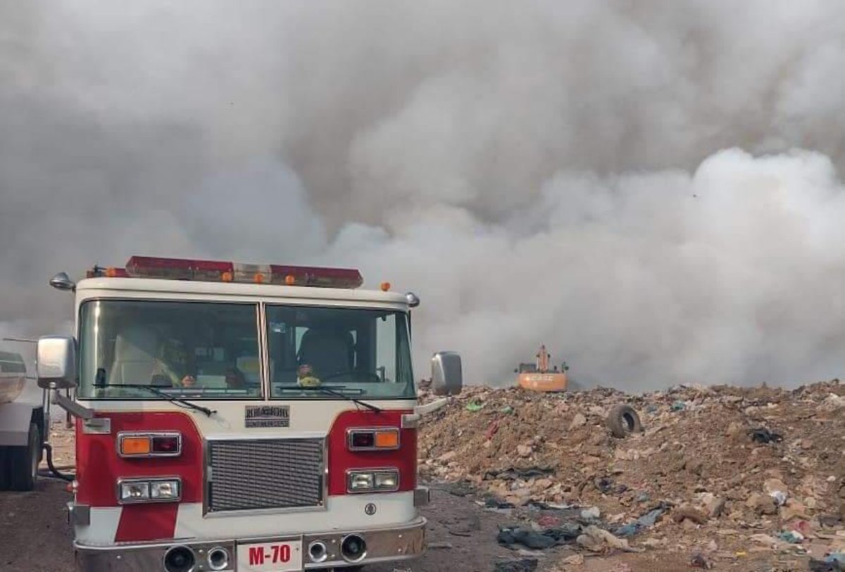 Humo del basurón afecta más la zona norte de Mazatlán