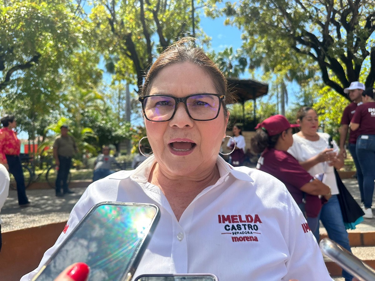 ‘Fue decisión del partido no pedir licencia’, Imelda Castro será Senadora y candidata a la vez