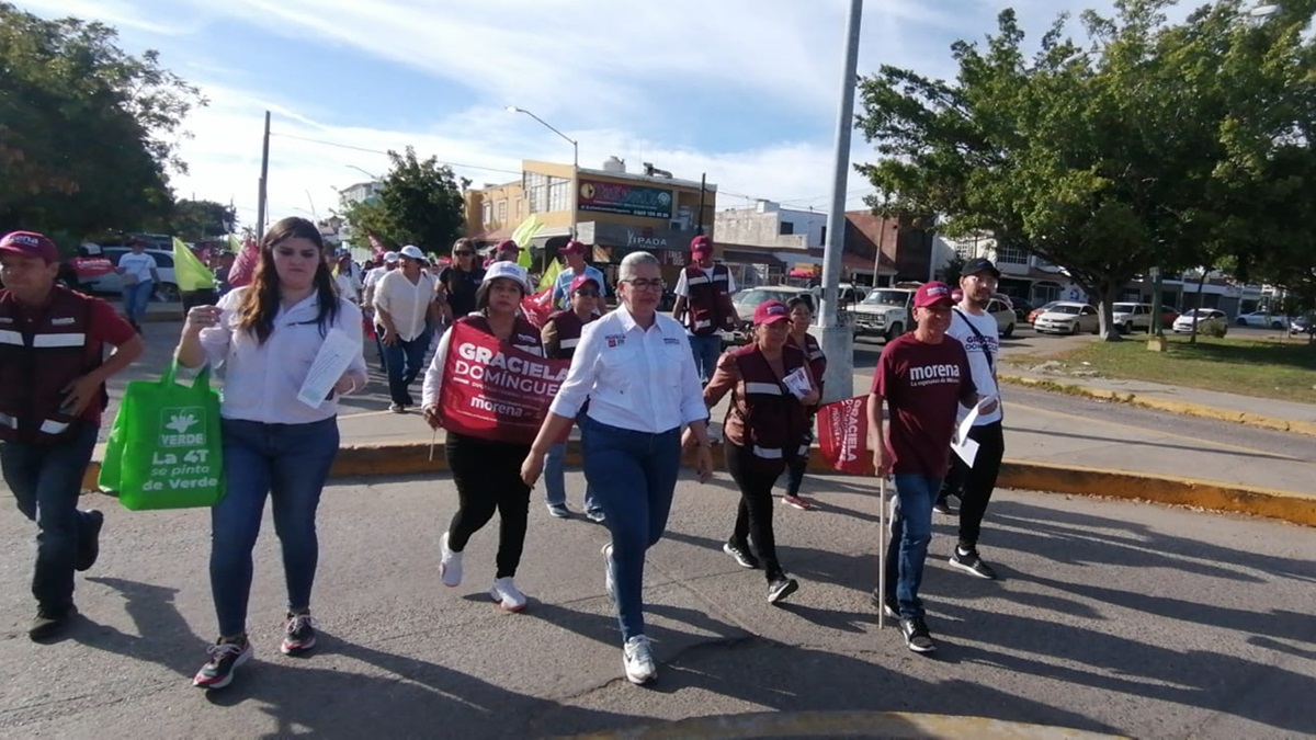 Inicia campaña en Mazatlán Graciela Domínguez por el distrito federal 1