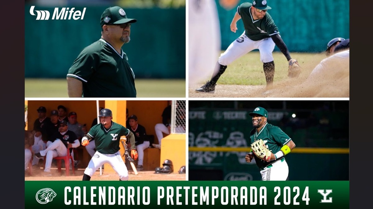 Leones de Yucatán anuncian calendario de pretemporada 2024