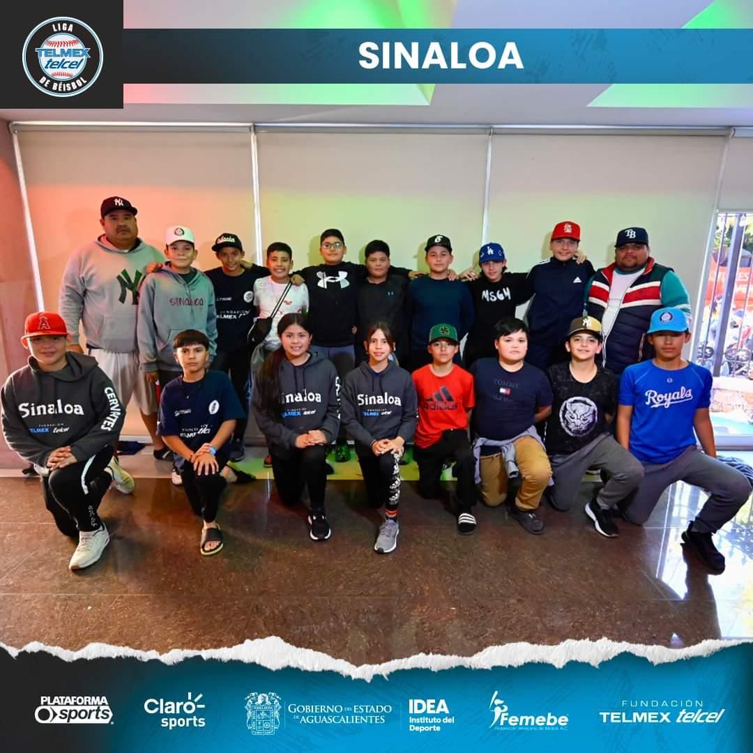 Listo Sinaloa para el Nacional de la Liga Telmex de Beisbol 2024 en Aguascalientes