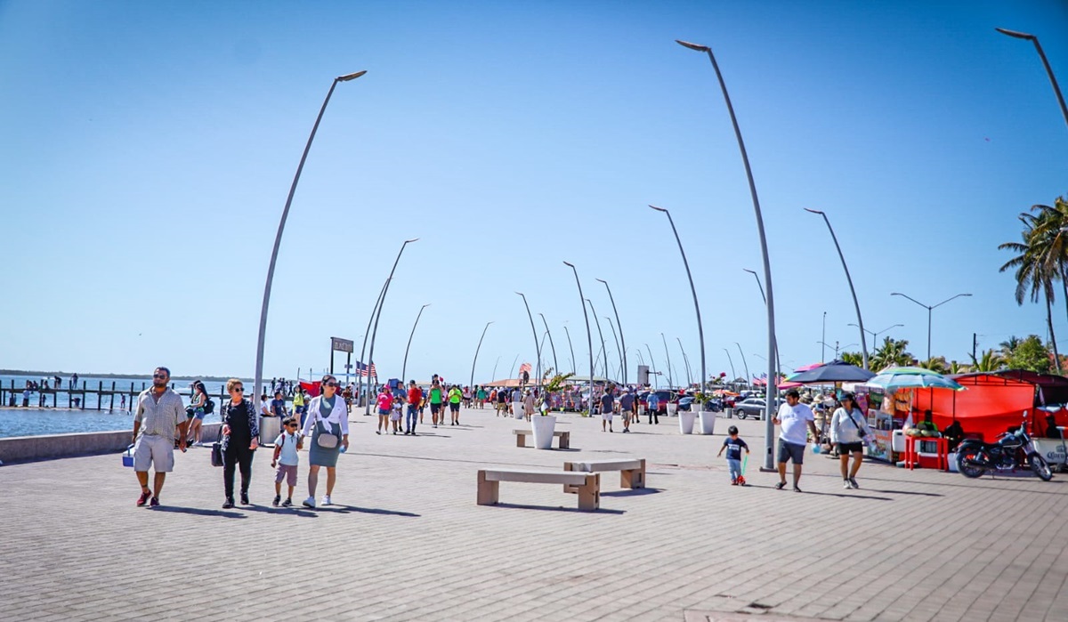 Registra poca afluencia el malecón de Altata, en Navolato durante Semana Santa