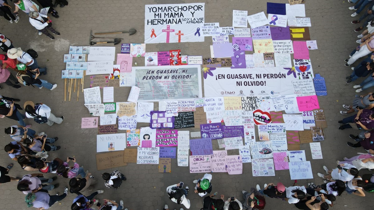 ¡Justicia! Por Leydi Yarabi y por todas las que faltan; marchan por el 8M en Guasave
