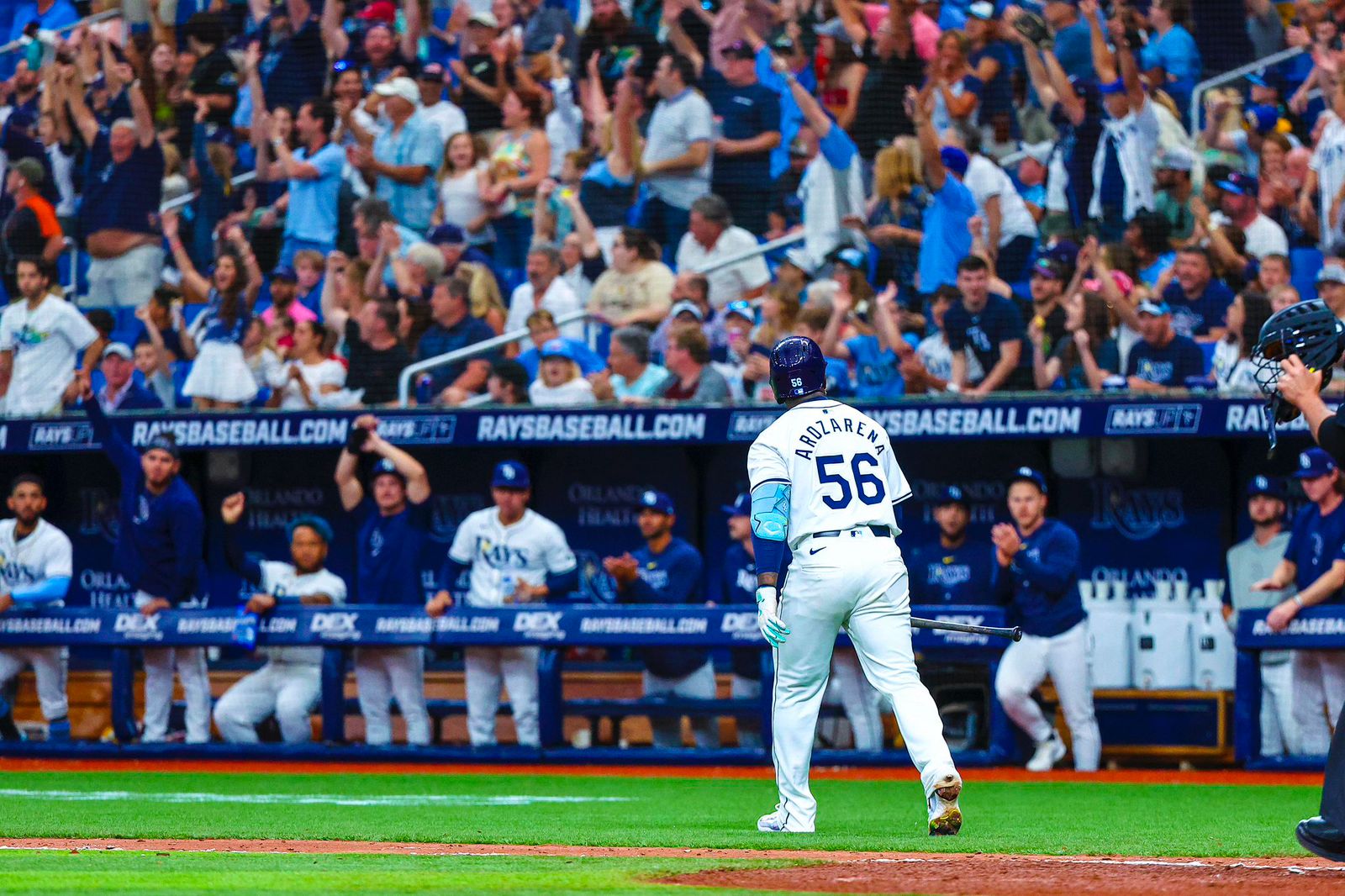 Paredes y Arozarena conectan cuadrangulares en derrota de los Rays de Tampa Bay
