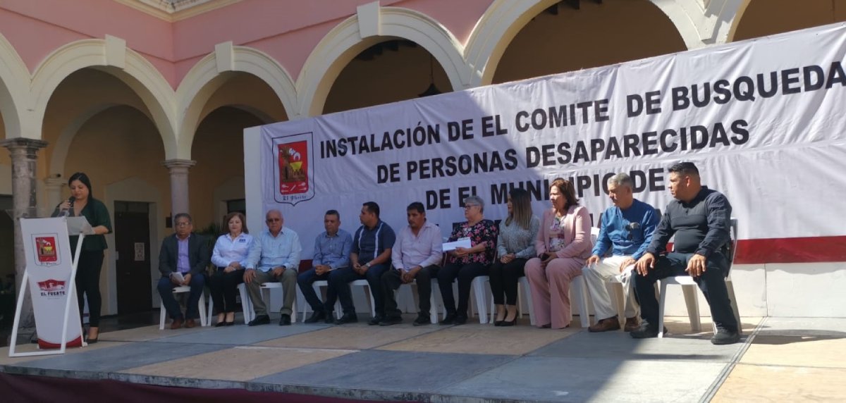 Instalan Comité de Búsqueda de Personas Desaparecidas en El Fuerte
