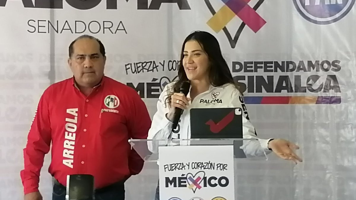 Lamenta Paloma Sánchez deceso de Román Quezada y afirma que suceso no va a cambiar nada en su campaña