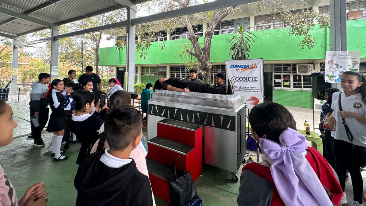 Les llevan la ciencia a su comunidad, en Villa Unión reciben a ‘Ciencia en Movimiento’