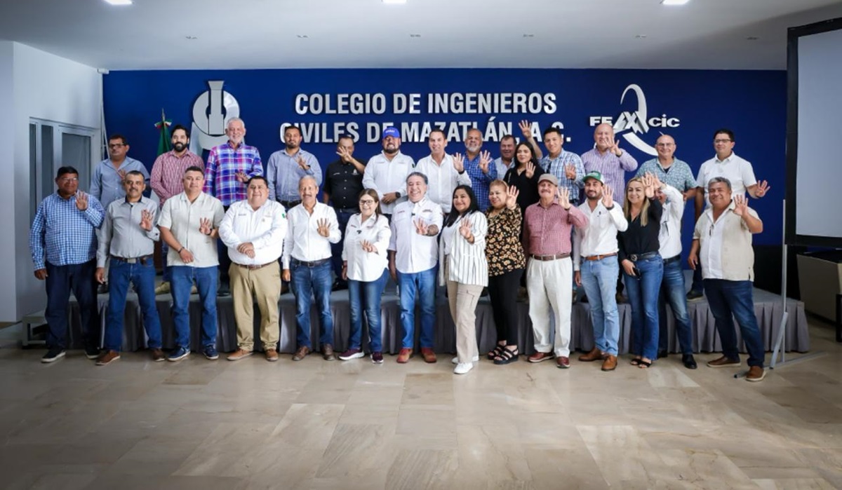 Candidatos al Senado por Morena sostienen encuentro con Colegio de Ingenieros Civiles de Mazatlán AC