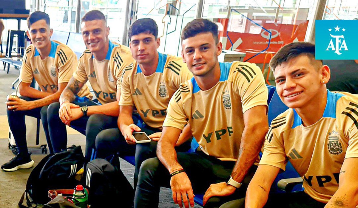 Selección Argentina Sub-23 ya está en Mazatlán para enfrentar a México en El Encanto