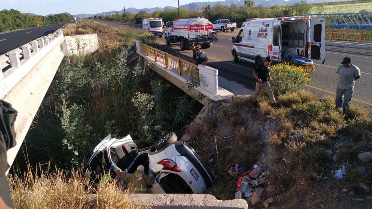 Fatal volcadura | Aumenta a cuatro mujeres sin vida en accidente sobre la México 15, en Ahome; hay un herido  
