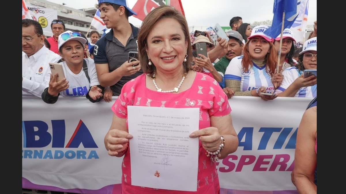 Se acabaron los abrazos, necesitamos recuperar la paz: Xóchitl Gálvez