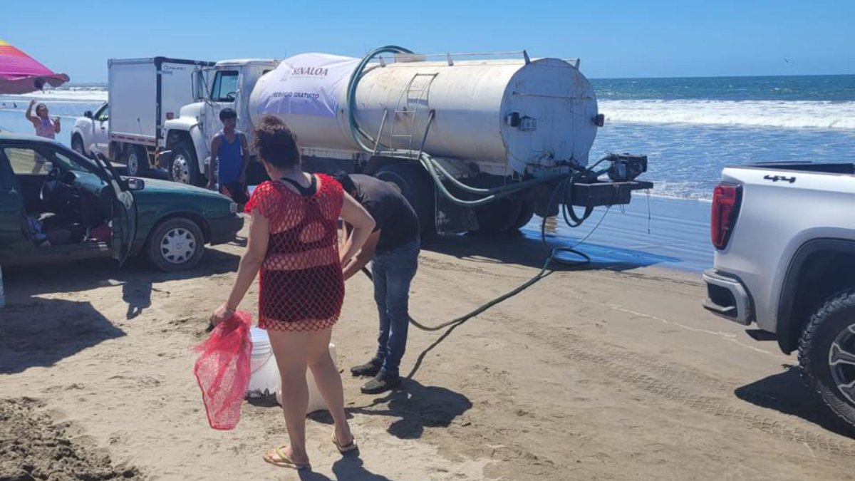 Durante Semana Santa, 12 municipios de Sinaloa recibieron apoyo de pipas de agua