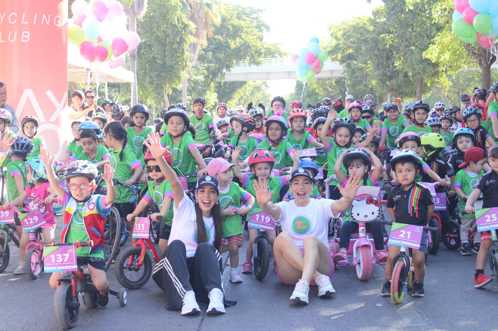 Con éxito celebran la séptima ‘Clásica Ciclista Infantil Luz Daniela Gaxiola González’ en Culiacán