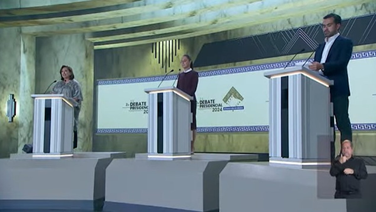 ¡Se traba! Falla la transmisión del INE del Segundo Debate Presidencial