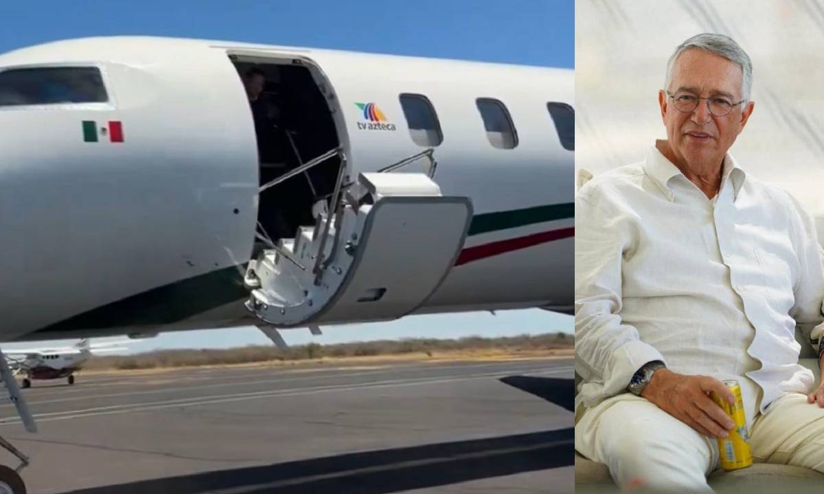 ¡Anda a pie! En avión privado, así llegó El Tío Richi a Mazatlán este viernes