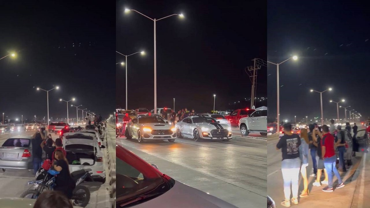 (VIDEO) Tramo recién inaugurado del nuevo Malecón de Culiacán es utilizado para juegos de arrancones