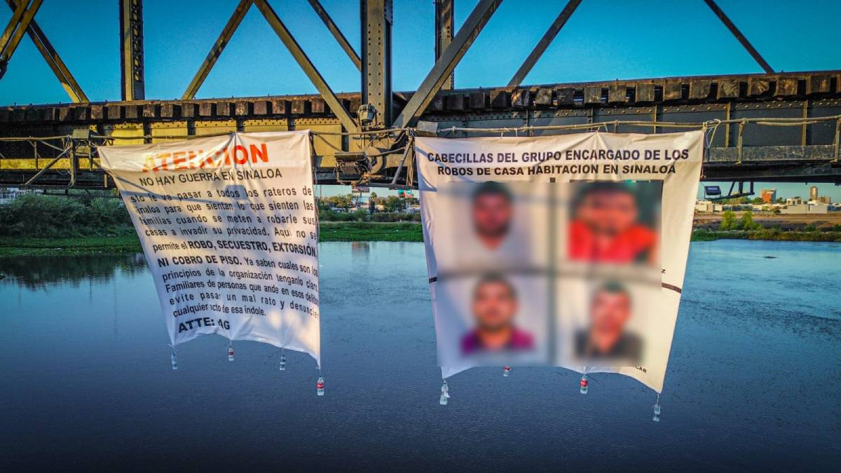 Continúa  desaparecido agente de Investigación exhibido en ‘narcomantas’ en Culiacán