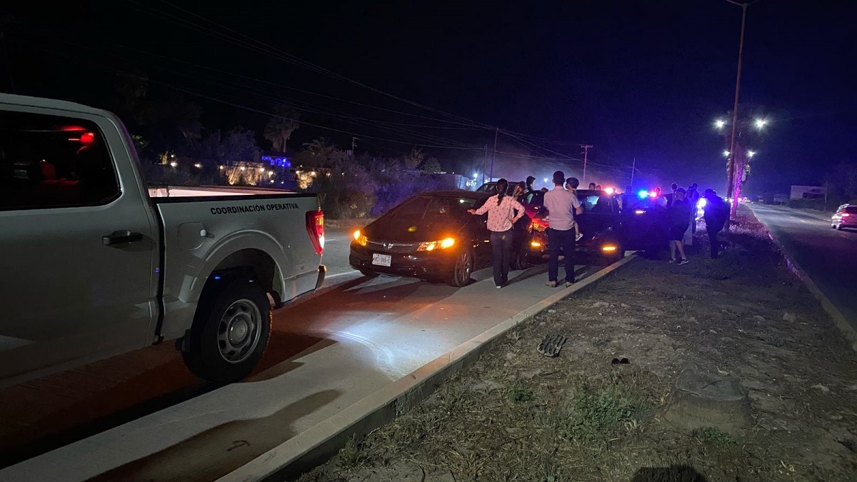 Accidente tipo carambola en la Mochis- Topo deja tres personas lesionadas