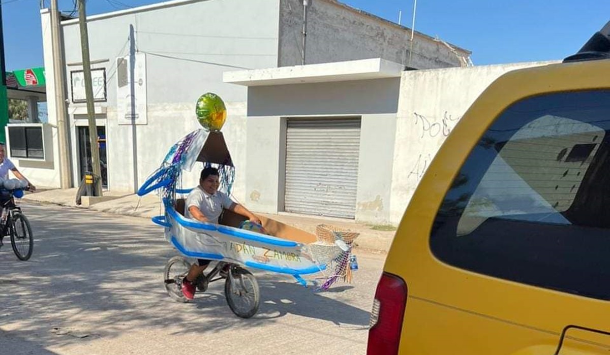 ¡Orgullo de Escuinapa! Adán Noé combina la bicicleta y la pesca para la semana loca