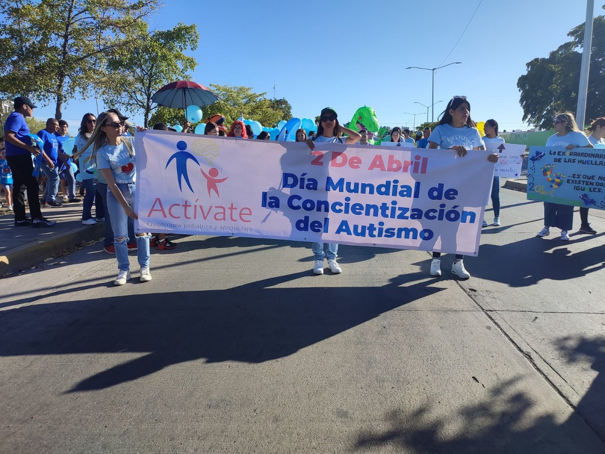 ¡Autismo, Autismo! Mazatlán tiene amor y esperanza y salen a marchar por la inclusión