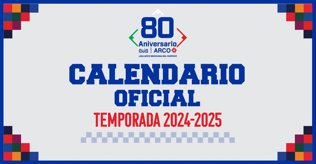 Oficializa la Liga Mexicana del Pacífico su calendario de juegos, para la temporada #80 del beisbol invernal