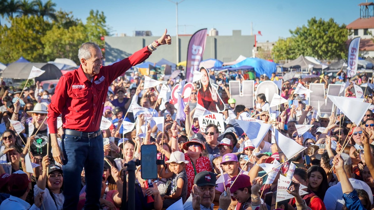 El triunfo es de Morena, ya es nuestro, vamos a tener una votación inmejorable: Gerardo Vargas